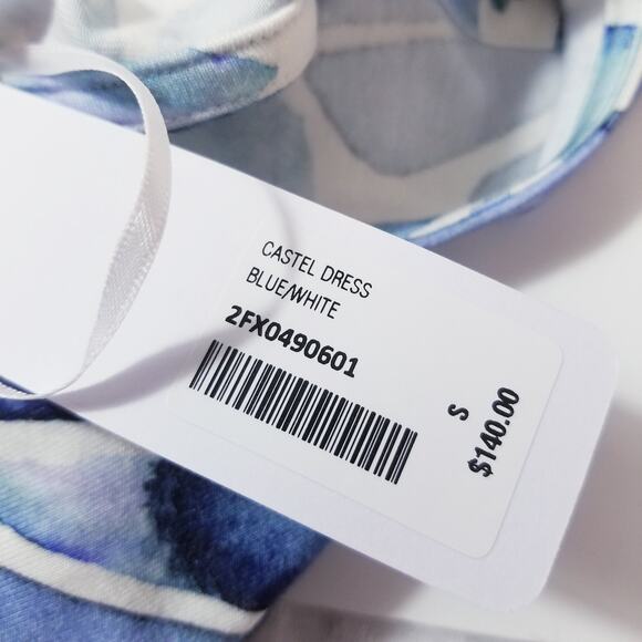 Soft Surroundings Women size Small Castel Maxi Dress Blue White - Picture 8 of 11